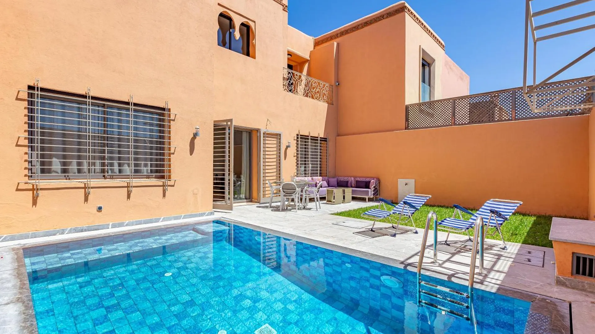 Villa Riad Targa 10 Min De Gueliz Piscine Privee Марракеш