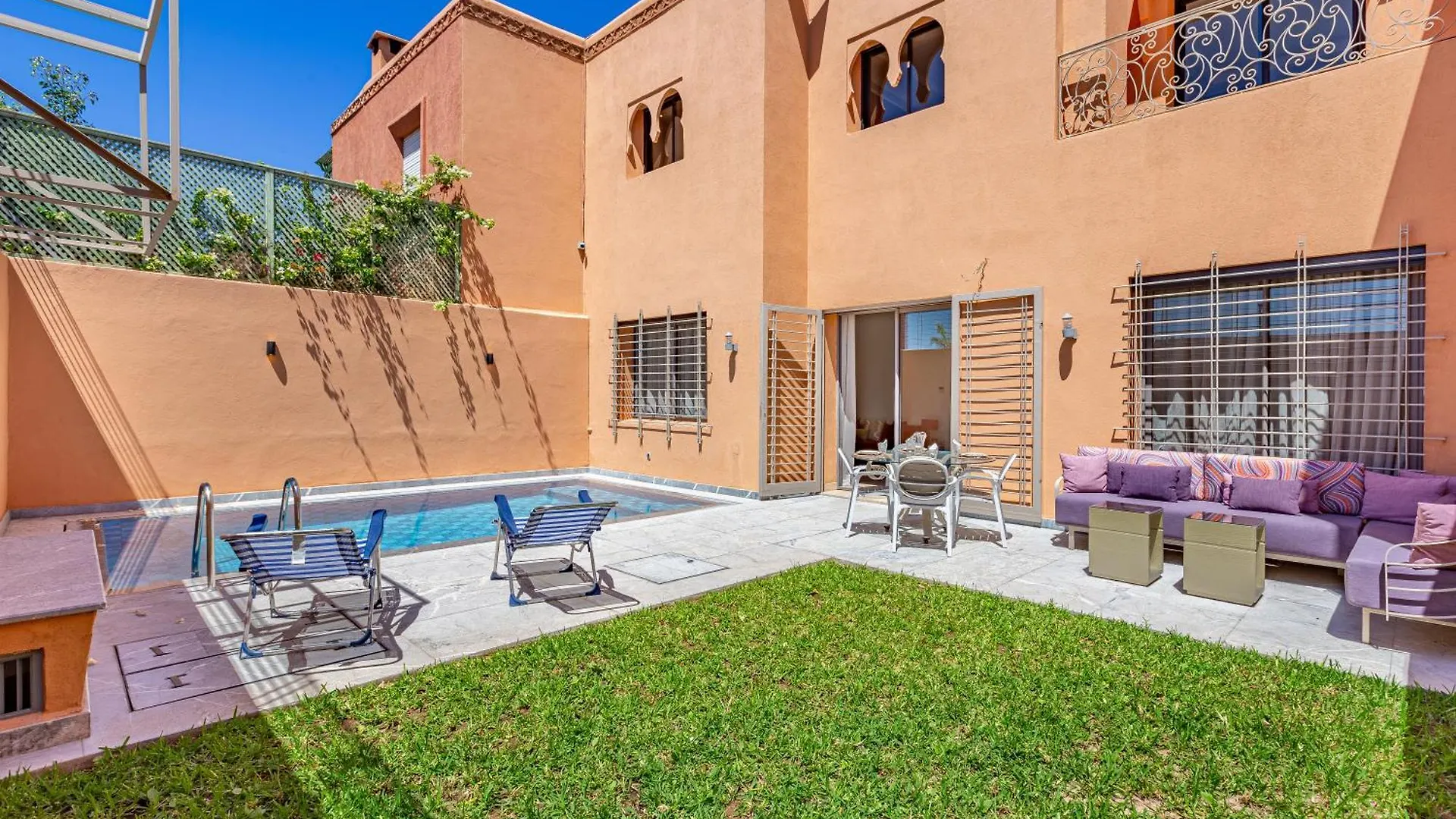 Villa Riad Targa 10 Min De Gueliz Piscine Privee Марракеш